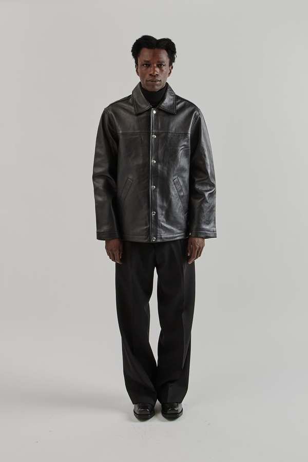 Sunflower Coach Leather Jacket | Garmentory