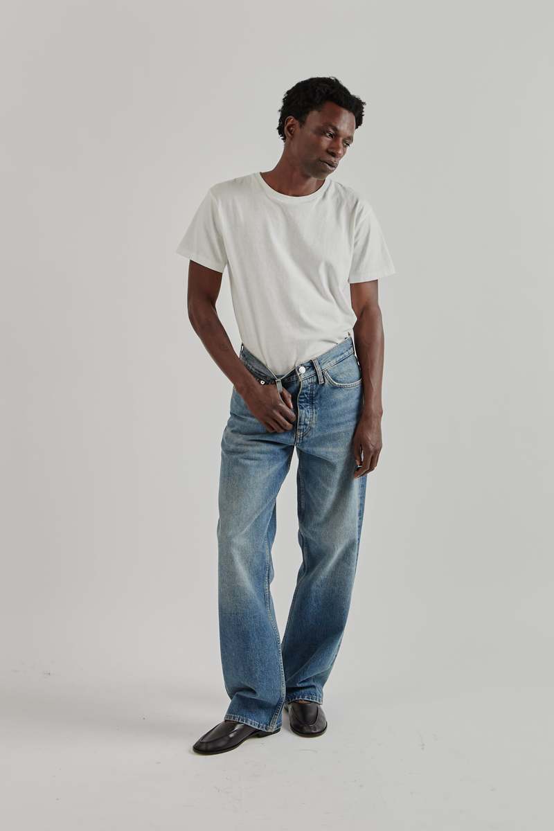 Sunflower Loose Denim Jeans - Dark Blue Vintage