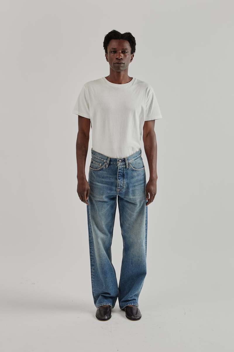 Sunflower Loose Denim Jeans - Dark Blue Vintage