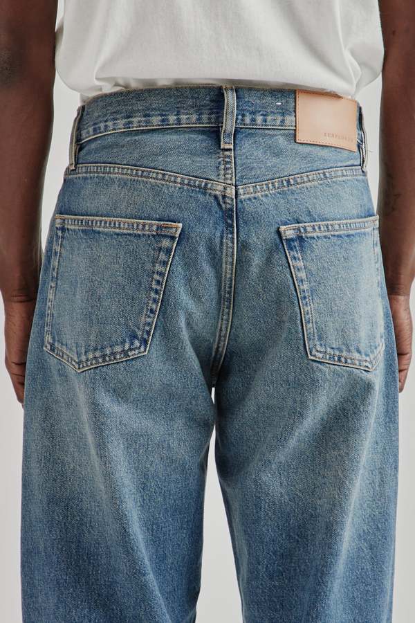 Sunflower Loose Denim Jeans - Dark Blue Vintage