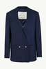 GIULIVA HERITAGE Charlotte Blazer Wool - Navy Blue - Thumbnail 3