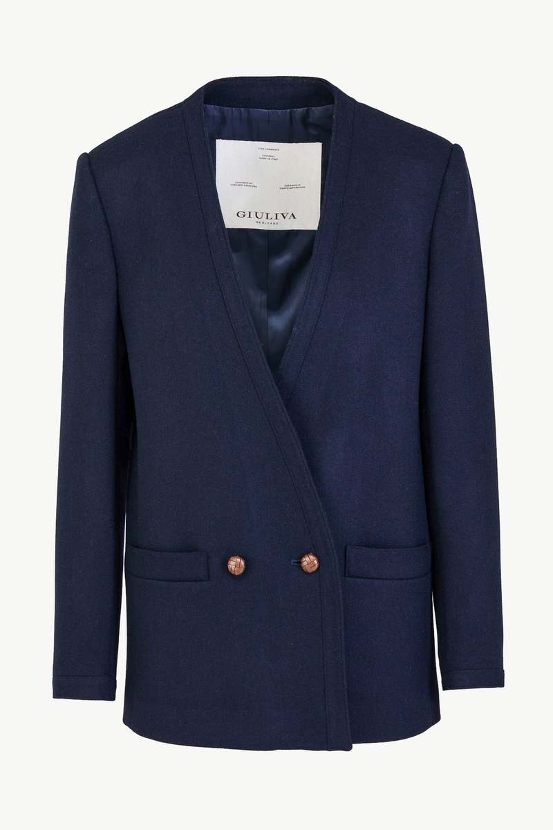GIULIVA HERITAGE Charlotte Blazer Wool - Navy Blue