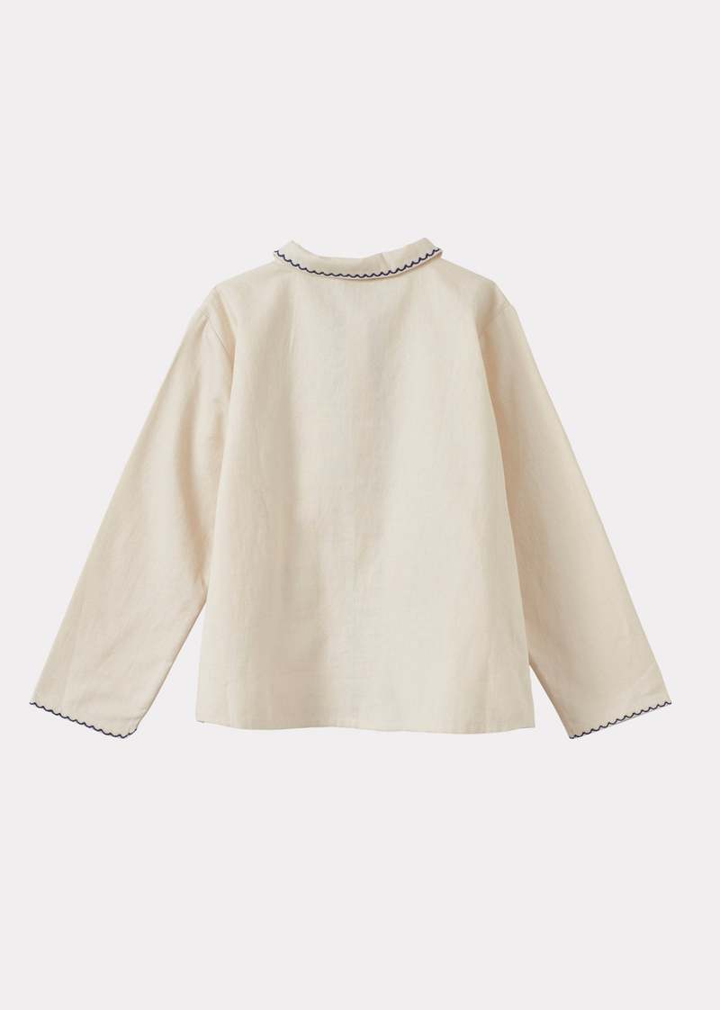 KIDS Caramel Dragonfly Cotton Shirt