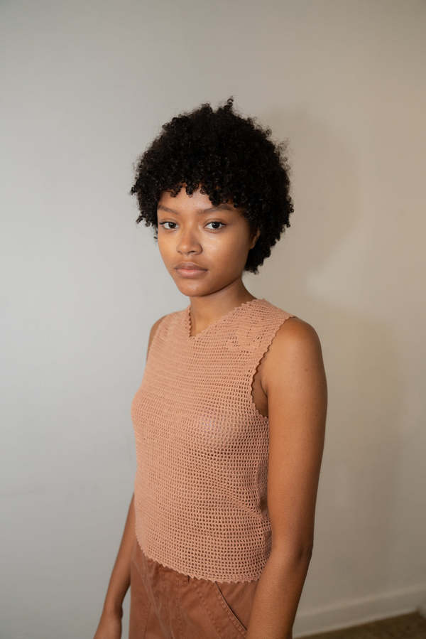 Zii Ropa NIA Crochet Top - Terracotta