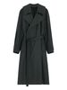 Lemaire Trench Coat With Detachable Lining - Coal - Thumbnail 1