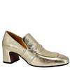 Madison Maison Leather Hidden Bit Heel Loafer - Gold - Thumbnail 2