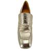 Madison Maison Leather Hidden Bit Heel Loafer - Gold - Thumbnail 4
