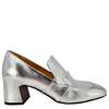 Madison Maison Hidden Bit Heel Loafers - Silver - Thumbnail 1