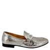 Madison Maison Leather Pearl Flat Loafer - Silver - Thumbnail 1