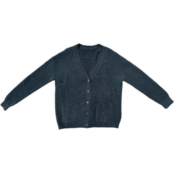 Ali Golden Oversized Mohair Cardigan
