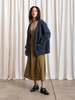 Ali Golden Oversized Mohair Cardigan - Thumbnail 4