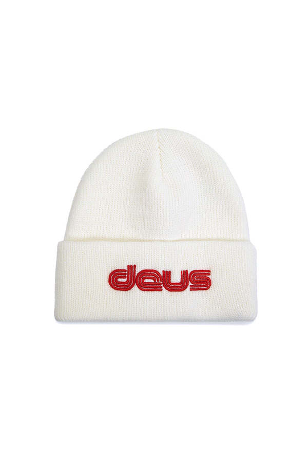 Deus Double Track Beanie - Vintage White