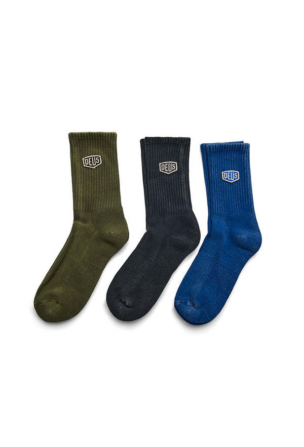 Deus Shield Garment Dyed Sock Deus Shield Garment Dyed Sock