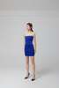 ALEX PERRY Sutton Satin Crepe Strapless Dress - Blue - Thumbnail 2