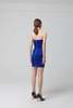 ALEX PERRY Sutton Satin Crepe Strapless Dress - Blue - Thumbnail 3