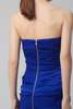 ALEX PERRY Sutton Satin Crepe Strapless Dress - Blue - Thumbnail 5