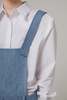 ROWEN ROSE Low-Waisted Denim Overalls - Light Blue Denim - Thumbnail 6