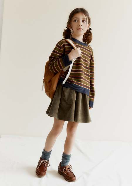 スカート Steel Blue misha and puff Skirt Kids Skirt | Skirt For Girls | Misha & Puff