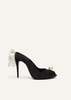Magda Butrym RE24 Peep Toe Mules - Black - Thumbnail 13