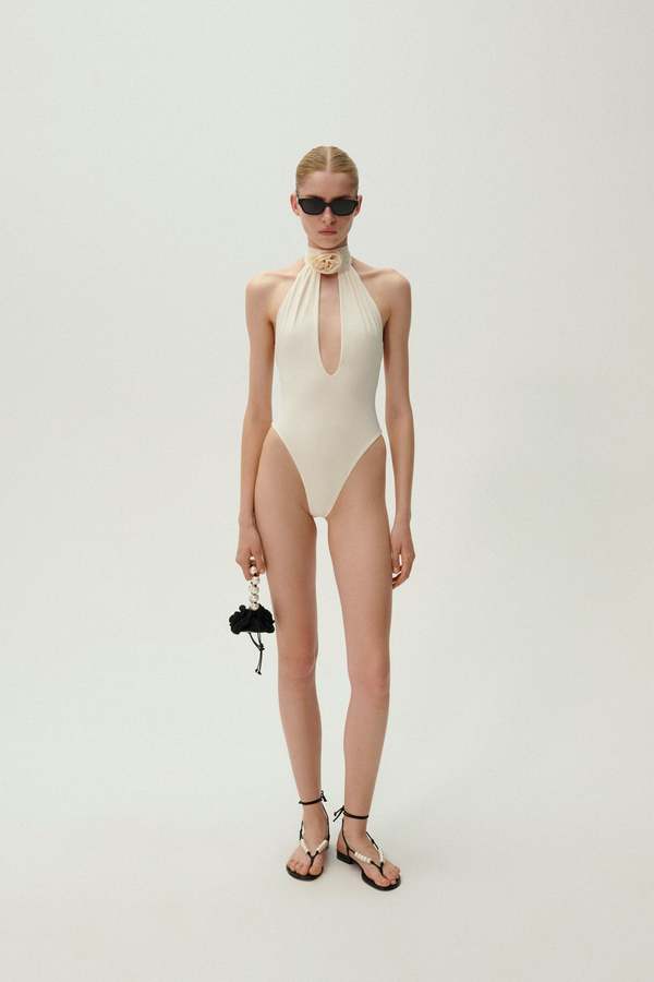 Magda Butrym RE24 Swimsuit 01 - Cream
