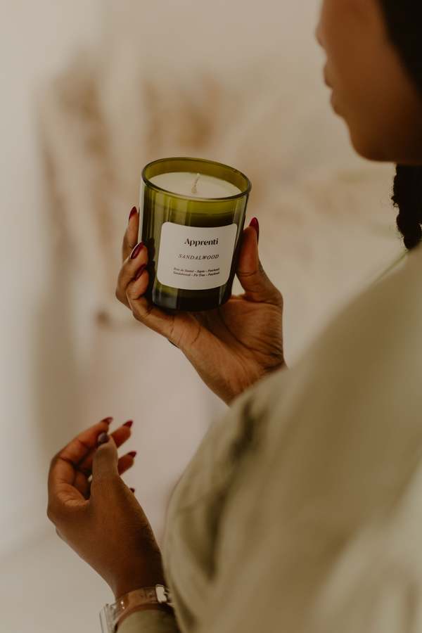Apprenti r'ganik Chandelle Bois de Santal Candle