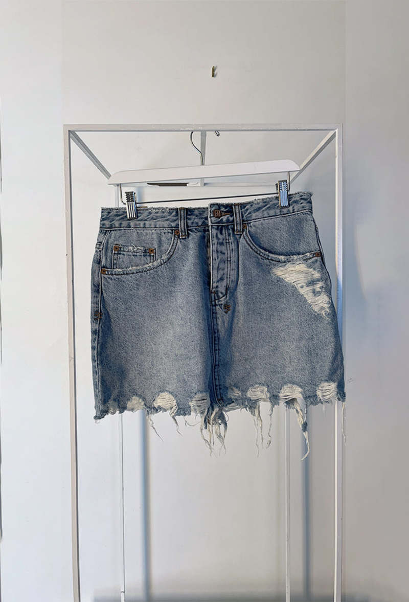 Ksubi Mini Moss Super Freak Skirt