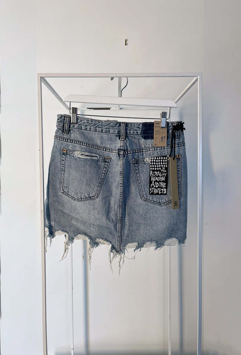 Ksubi Mini Moss Super Freak Skirt
