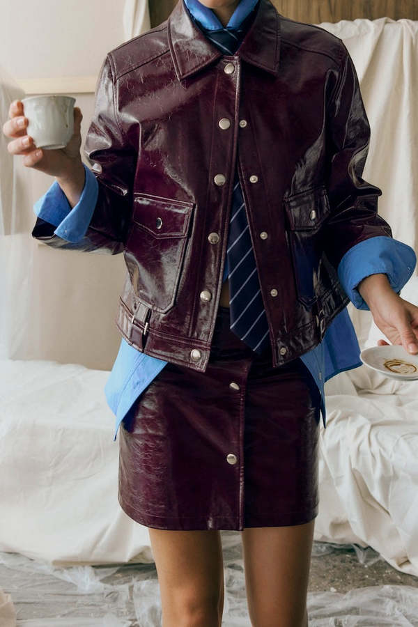 LAAGAM Bruna Jacket - Plum