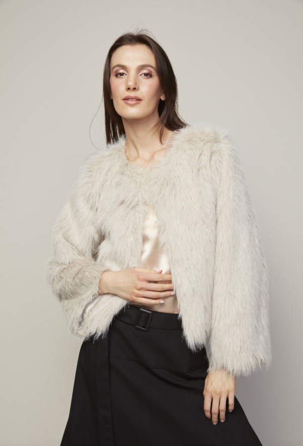Adroit Blaine Faux Fur Jacket