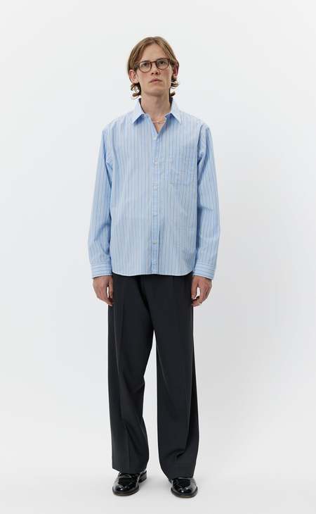mfpen　FRAME SHIRT - BLACK TARTAN CHECK Mfpen Frame Check Shirt In Black Tartan Check - 40% Off