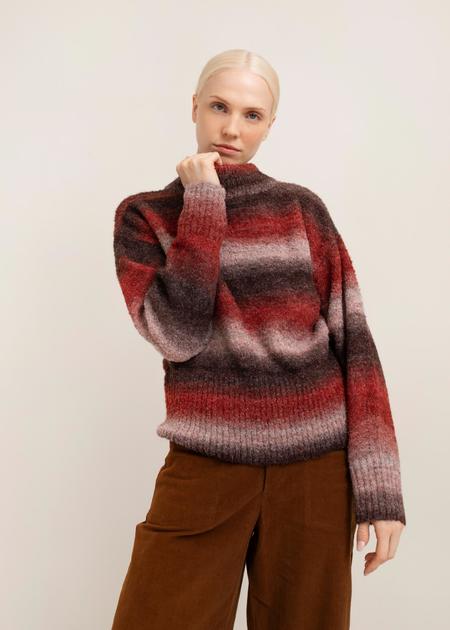 Auralee Super Kid Mohair Knit Pullover - Tie Dye | Garmentory