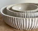 Salto Ribbed Serving Bowls - Thumbnail 1