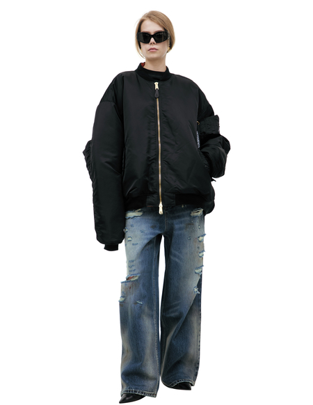 VETEMENTS Destroyed Jerk Hoodie | Garmentory