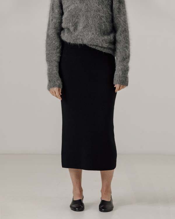Bare Knitwear Alpaca Knit Skirt