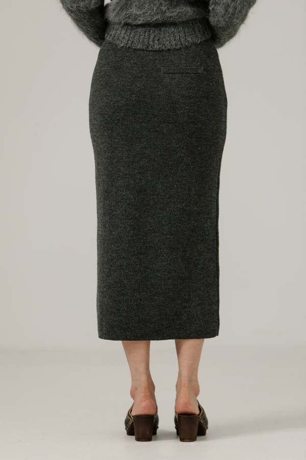 Bare Knitwear Alpaca Knit Skirt