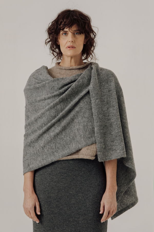 Bare Knitwear Baby Alpaca Travel Wrap