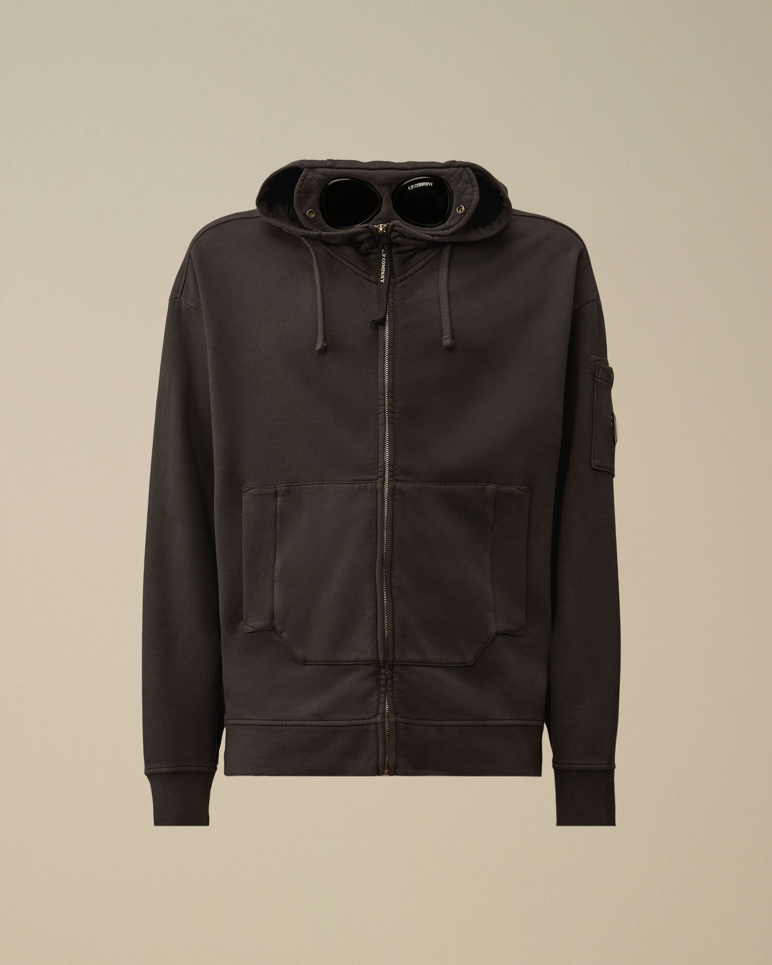 C.P. Company Brushed and Emerized Diagonal Fleece Boxy Goggle