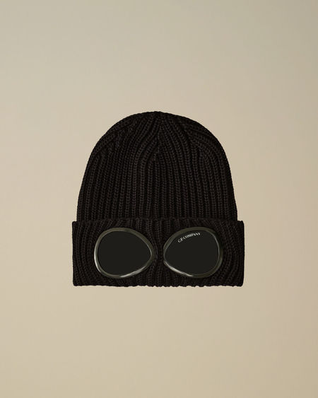 CP Company Goggle Beanie - Black | Garmentory