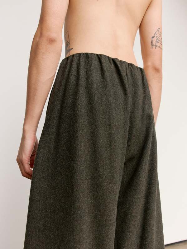 Gabriela Coll Garments NO.310 Heavy Wool Crossed Trousers | Garmentory