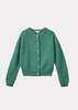 KIDS Caramel Rosa Cardigan - Green - Thumbnail 1