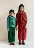 KIDS Caramel Rosa Cardigan - Green - Thumbnail 2