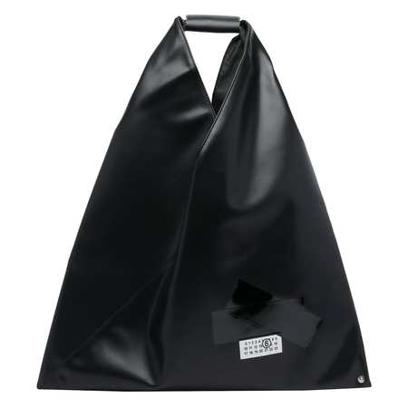 バッグ MM6 Maison Margiela CHAIN SHOULD BAG MM6 Maison Margiela Black Shiny Japanese Shoulder Bag | UJNG