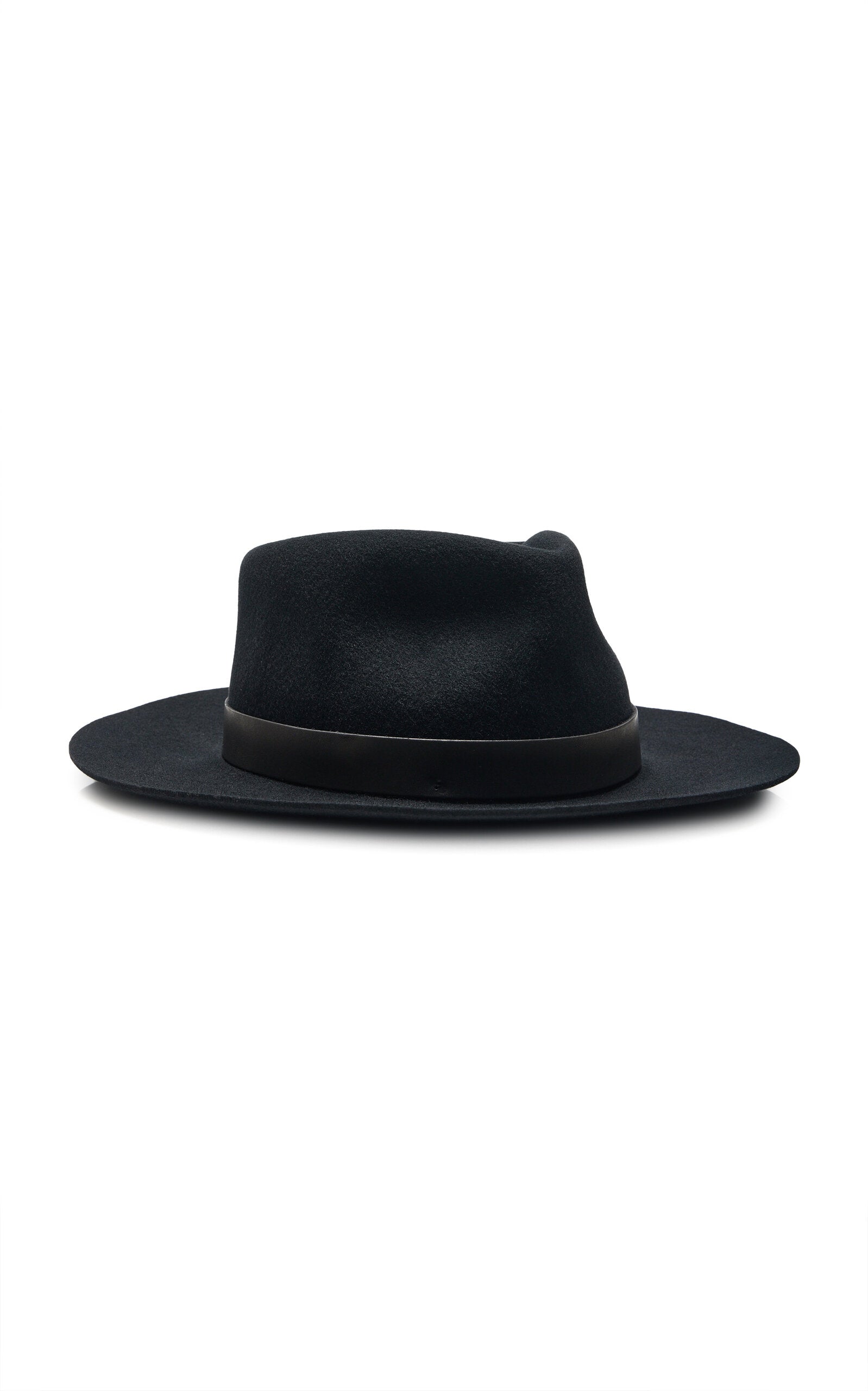 Janessa Leone Ross Packable Wool Fedora Hat | Garmentory display picture 1