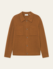 LES DEUX Fischer Cotton Milano Overshirt - Tobacco - Thumbnail 4