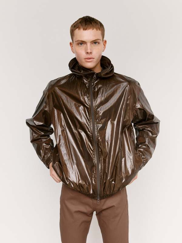 Gabriela Coll Garments NO.216 Nylon Technical Hooded Jacket