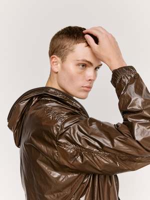 Gabriela Coll Garments NO.216 Nylon Technical Hooded Jacket
