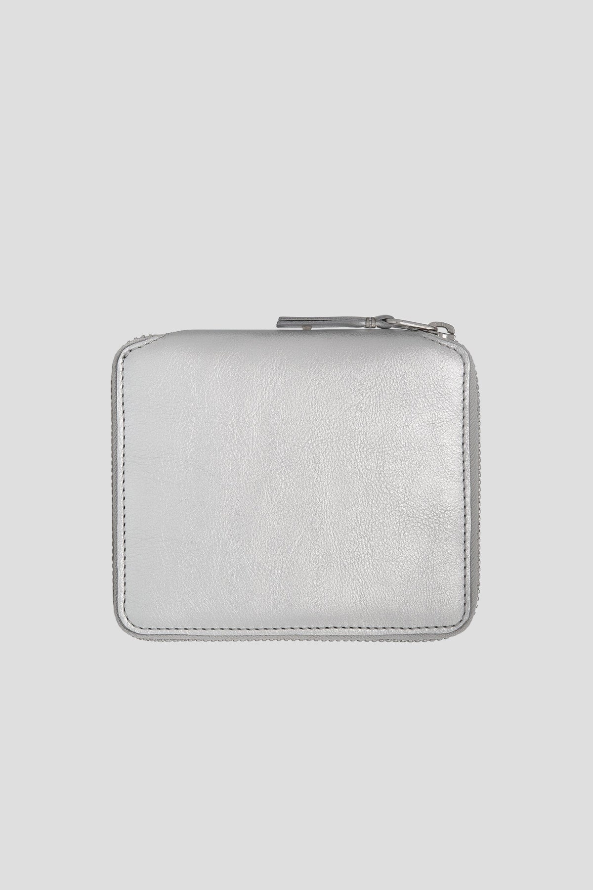Comme des Garçons Zip-Around Wallet - Silver | Garmentory