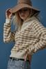 Lilla P. Mixed Stitch Half Zip Sweater - Ivory/Birch - Thumbnail 3