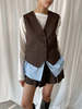 The NKC Store Megan Brown Vest - Thumbnail 1
