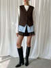 The NKC Store Megan Brown Vest - Thumbnail 3